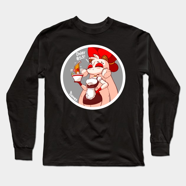 Miantiao's Noodles (FRONT SIDE) Long Sleeve T-Shirt by diives